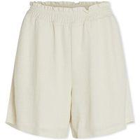 vila short carmena shorts - birch para mujer