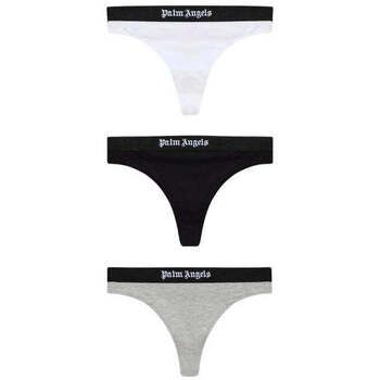 Palm Angels Strings Thong Brief Tri-Pack Multicolore para mujer