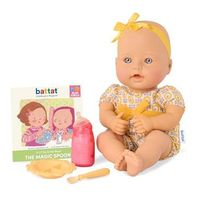 muneca de cuerpo blando - baby sweetheart  battat feeding time