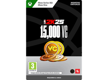Xbox Series X S & One NBA 2K25. Pack de 15000 VC (Código descarga)