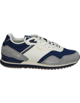 Zapatillas Pepe Jeans Pms40014-595 Azules Con Detalles 42
