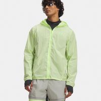 under armour explor trail run windshell chaqueta para correr hombres-verde claro verde neon