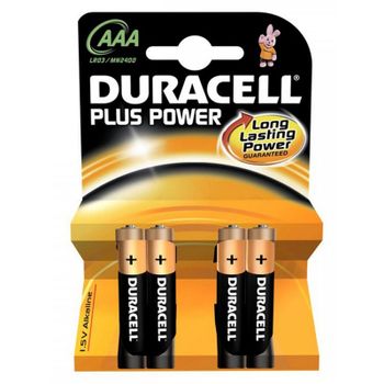 Duracell MNLR03PPK4 Pack 4 Pilas AAA 1.5V