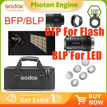 Godox BLP BFP accesorio de proyección LED fotografía condensador de luz montaje Bowens arte efectos especiales en forma de haz de luz cilindro