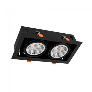Empotrable de techo plaza (2 luces)