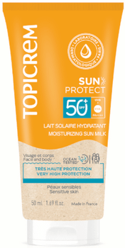 Topicrem Sun Protect Leche SPF50+ 50 ml