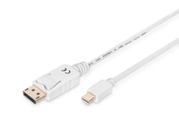 displayport connection cable mini dp - dp mm 20m winterlock dp11a conform wh