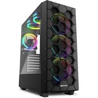 sharkoon rgb hex escritorio negro