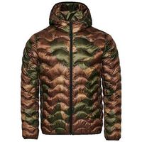 superdry abrigo de plumas doudoune vintage a capuche slim en polyester recycle para hombre