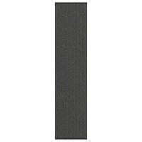 felpudo a rayas negro y gris 115x500 cm vidaxl