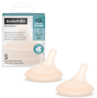 suavinex zero zero tetina biberon anticolicos flujo lento fair 0m 2 uds