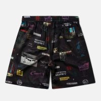 aries motel luxe viscose-blend shorts - s