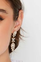 pendientes largos strass