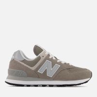 new balance womens 574 evergreen pack trainers - grey - uk 4