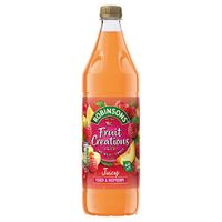 robinsons fruit creations delicious peach  raspberry squash