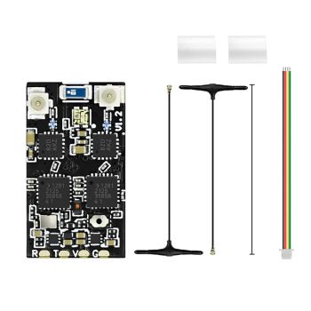 SEQURE 2.4GHz Receptor de Alta Tasa de Actualización de Larga Distancia de Verdadera Diversidad Dual RX y Doble Antena p