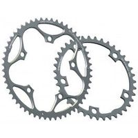 stronglight plato type shimanosramfsa aluminio 910vexterior 5 brazos 110 bcd plata 46 dientes