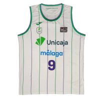 camiseta alberto diaz unicaja malaga blanca segunda equipacion liga endesa 2025 joma