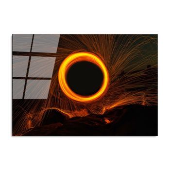 Pintura Vidrio Templado Uv-089 Multicolor 70x100 Cm