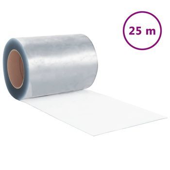 Rollo De Cortina De Tiras Pvc 2,6mm X 300mm 25 M Vidaxl