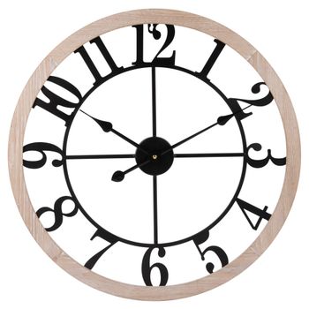 Reloj de pared bicolor, D. 60 cm