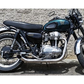 Sistema de escape Kawasaki W 650 Mass Hot Rod 2-2