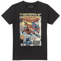 marvel camiseta retro cover para hombre