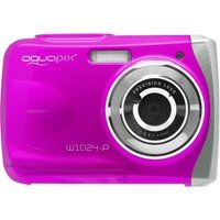 aquapix splash w1024 compact camera - pink pink