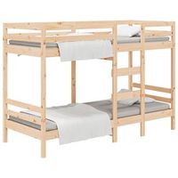 cama para adultos  litera de madera maciza de pino 90x190 cm