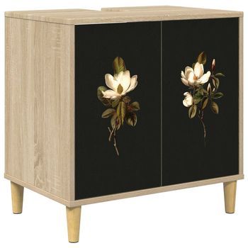 Mueble De Cuarto De Baño Bremen Sonoma 60 X 40 X 60 Cm Vidaxl