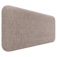 dhome cabecero tapizado liso redondeado tejido luxury para pared acusticos cabeceros absorbentes cabezal cama dormitorio ethnic brown 95cm