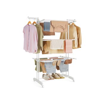 Tendedero Plegable, Blanco Nube / 4 Niveles (173A cm)