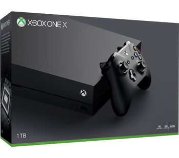Xbox One X - Black, Black