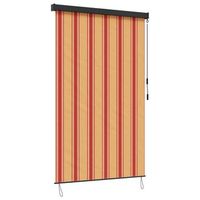 estor enrollable multicolor 100 x 250 cm tela y aluminio vidaxl