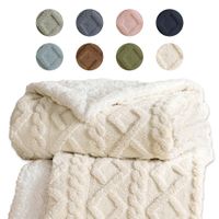 nuevoalmeritex manta sofa de borrego manta doble cara franela y sherpa 100 poliester suave y caliente para invierno 130x160 160x220 220x240