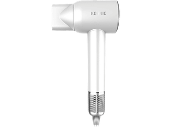 Secador - KOENIC 103262, 1600W, Tecnología avanzada, 3 Niveles de Temperatura, ventilador, Secado rápido, Iónico, Gris