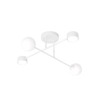 lampara de techo varli blanco 4 luces