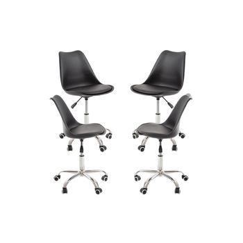 Pack 4 Sillas Neo - Negro