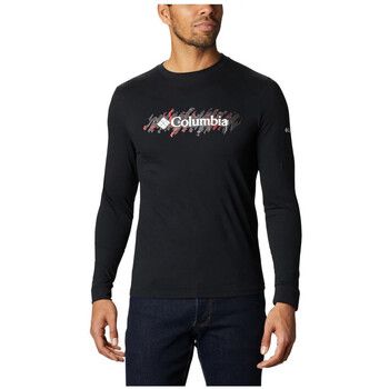 Columbia Camiseta manga larga Lodge LS Graphic Tee para hombre