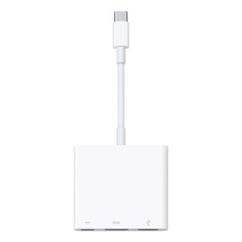 Hub USB-C Apple MW5M3ZM/A HDMI USB 3.2 Gen 1 Type-A Type-C 4K Blanco