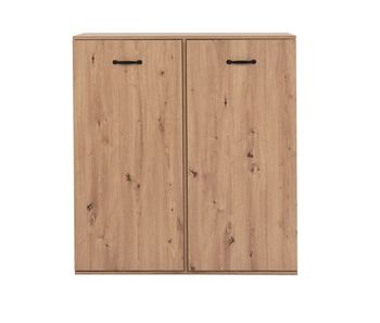 Zapatero plus 110x100x39cm roble - conforama