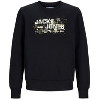 jack  jones jersey 12263379 jcooutdoor logo sweat crew neck jnr black para nino