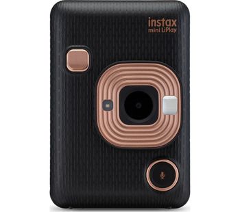 INSTAX LiPlay Digital Instant Camera - Black, Black
