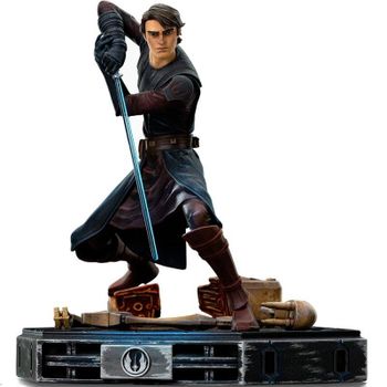 Estatua Iron Studios Star Wars Clone Wars Anakin Skywalker Art Scale 1/10