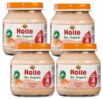 Holle Potito de Pollo +4m 4x125 gr