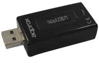 tarjeta de sonido approx appusb71 71 usb