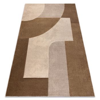 Alfombra Arcana 5099 Crema / Beige, Geométrica, Moderna 140x190 Cm