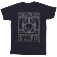 disney camiseta manga larga the mandalorian the way para nina