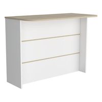 barra de cocina fendi con tres estantes