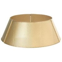 base de arbol de navidad de hierro tronco redondo moderno accesorios navidenos para interiores dorado lapua